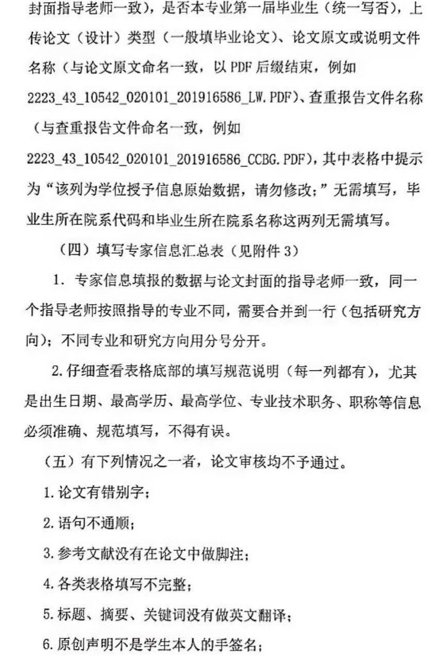 关于对申请授予学士学位所提交论文（设计）的要求通知